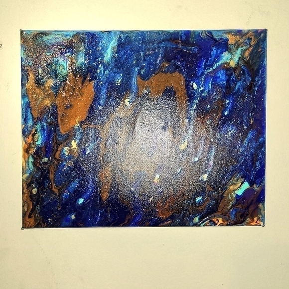 8 x 10 Multi Color Canvas Art Painting - Picture 1 of 4